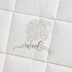 Huggy 75x125 Bebek Yorganı – %100 Yeni Zelanda Kuzu Yünü, %100 Pamuk Kumaş