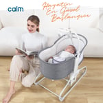 Huggy Calm All in One Çift Yönlü Bluetooth Müzikli Ana Kucağına Dönüşebilen Otomatik Sallanabilir Mini Beşik