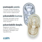 Huggy Calm All in One Çift Yönlü Bluetooth Müzikli Ana Kucağına Dönüşebilen Otomatik Sallanabilir Mini Beşik