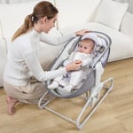 Huggy Calm All in One Çift Yönlü Bluetooth Müzikli Ana Kucağına Dönüşebilen Otomatik Sallanabilir Mini Beşik