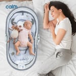 Huggy Calm All in One Çift Yönlü Bluetooth Müzikli Ana Kucağına Dönüşebilen Otomatik Sallanabilir Mini Beşik