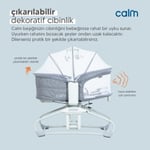 Huggy Calm All in One Çift Yönlü Bluetooth Müzikli Ana Kucağına Dönüşebilen Otomatik Sallanabilir Mini Beşik