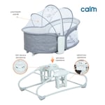 Huggy Calm All in One Çift Yönlü Bluetooth Müzikli Ana Kucağına Dönüşebilen Otomatik Sallanabilir Mini Beşik