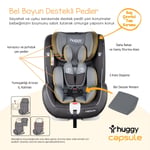 Huggy Capsule Rotate360° Dönebilen 0-36 İsofix Oto Koltuğu