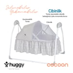 Huggy Cocoon Otomatik Sallanabilir Kumandalı Portatif Elektrikli Beşik