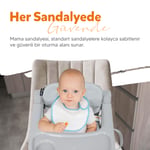 Huggy Cookie Portatif Katlanabilir Taşınabilir Mama Sandalyesi
