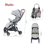 Huggy Easy Go Kabin Boy Otomatik Katlanır Bebek Arabası