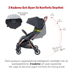 Huggy Easy Go Kabin Boy Otomatik Katlanır Bebek Arabası