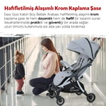 Huggy Easy Go Kabin Boy Otomatik Katlanır Bebek Arabası
