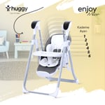Huggy Enjoy Otomatik Sallanabilir Kumandalı Katlanabilir Elektrikli Mama Sandalyesi-Salıncak