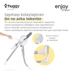 Huggy Enjoy Otomatik Sallanabilir Kumandalı Katlanabilir Elektrikli Mama Sandalyesi-Salıncak
