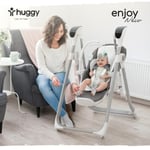 Huggy Enjoy Otomatik Sallanabilir Kumandalı Katlanabilir Elektrikli Mama Sandalyesi-Salıncak