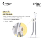 Huggy Enjoy Otomatik Sallanabilir Kumandalı Katlanabilir Elektrikli Mama Sandalyesi-Salıncak