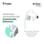 Huggy Enjoy Otomatik Sallanabilir Kumandalı Katlanabilir Elektrikli Mama Sandalyesi-Salıncak