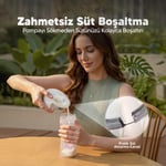 Huggy Luvia Giyilebilir Elektrikli Göğüs ve Süt Sağma Pompası Otomatik 