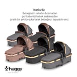 Huggy Mate 4 in 1 Chrome Luxury Krom Extra parlak Travel Bebek Arabası