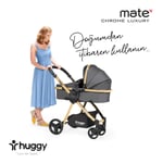 Huggy Mate 4 in 1 Chrome Luxury Krom Extra parlak Travel Bebek Arabası
