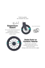 Huggy Mate 5 in 1 Extra Parlak Çift Yönlü Travel Bebek Arabası