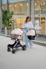 Huggy Mate 5 in 1 Extra Parlak Çift Yönlü Travel Bebek Arabası