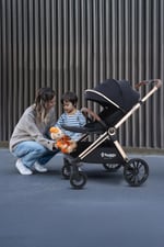 Huggy Mate 5 in 1 Extra Parlak Çift Yönlü Travel Bebek Arabası