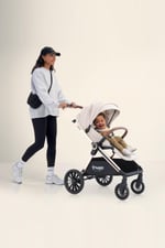 Huggy Mate 5 in 1 Extra Parlak Çift Yönlü Travel Bebek Arabası