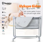 Huggy Moon %100 Yeni Zelenda Yün %100 Pamuk Kumaş Bebek Yatak Pedi 50x90