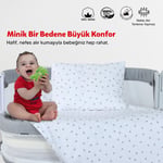 Huggy Moon 70X100 %100 Pamuk Bebek Nevresim Takımı