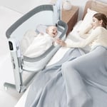 Huggy Moon Otomatik Sallanabilir Kumandalı Oyun Parkına Dönüşebilen Anne Yanı Elektrikli Beşik