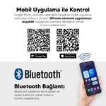 Huggy Moon Otomatik Sallanabilir Kumandalı Oyun Parkına Dönüşebilen Anne Yanı Elektrikli Beşik