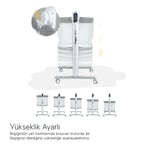 Huggy Moon Otomatik Sallanabilir Kumandalı Oyun Parkına Dönüşebilen Anne Yanı Elektrikli Beşik
