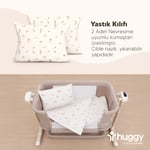 Huggy Moon ve Swing Me Otomatik Beşik Uyumlu 90X130 Nevresim Takımı Seti