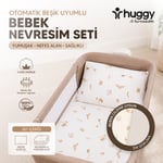 Huggy Moon ve Swing Me Otomatik Beşik Uyumlu 90X130 Nevresim Takımı Seti