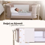 Huggy Moon ve Swing Me Otomatik Beşik Uyumlu 90X130 Nevresim Takımı Seti
