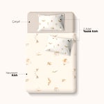 Huggy Moon ve Swing Me Otomatik Beşik Uyumlu 90X130 Nevresim Takımı Seti