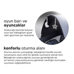 Huggy Pie Yenidoğandana Uygun Otomatik Sallanabilir Kumandalı Bluetooth Müzikli Ana Kucağı