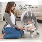 Huggy Pie Yenidoğandana Uygun Otomatik Sallanabilir Kumandalı Bluetooth Müzikli Ana Kucağı