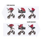 Huggy Queen 3 İn 1 Travel Sistem Bebek Arabası