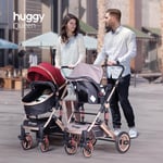 Huggy Queen 3 İn 1 Travel Sistem Bebek Arabası