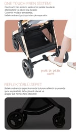Huggy Revo 5 İn 1 Travel Bebek Arabası