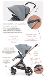 Huggy Revo 5 İn 1 Travel Bebek Arabası