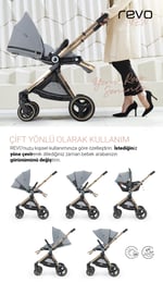 Huggy Revo 5 İn 1 Travel Bebek Arabası