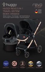 Huggy Revo 5 İn 1 Travel Bebek Arabası