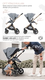 Huggy Revo 5 İn 1 Travel Bebek Arabası