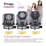 Huggy Robofix 9-36 Kg İsofixli Katlanabilir Oto Koltuğu