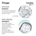 Huggy Rockie Yenidoğana Uygun Kumandalı Bluetooth Müzikli Mama Tepsili Ana Kucağı