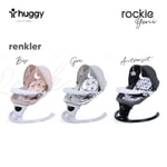 Huggy Rockie Yenidoğana Uygun Kumandalı Bluetooth Müzikli Mama Tepsili Ana Kucağı