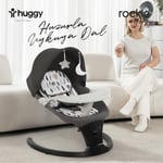 Huggy Rockie Yenidoğana Uygun Kumandalı Bluetooth Müzikli Mama Tepsili Ana Kucağı