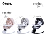 Huggy Rockie Yenidoğana Uygun Kumandalı Bluetooth Müzikli Mama Tepsili Ana Kucağı