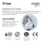 Huggy Rockie Yenidoğana Uygun Kumandalı Bluetooth Müzikli Mama Tepsili Ana Kucağı