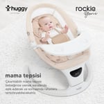 Huggy Rockie Yenidoğana Uygun Kumandalı Bluetooth Müzikli Mama Tepsili Ana Kucağı